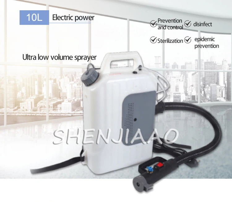 10L 1400W Electric Knapsack Sprayer Garden Cold Fog Machine And Anti-Mosquito Sp