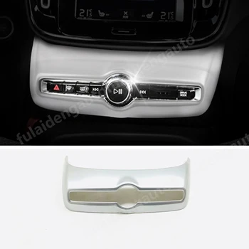 

1pcs Carbon Fiber ABS Matte Interior Air Condition Adjust Panel Cover Trim For Volvo XC40 2019-2020 Car styling
