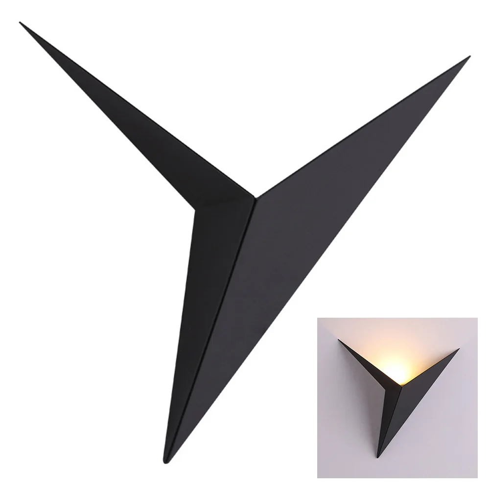 

Minimalist Triangle Shape Modern Sconce Nordic Style Living Room Bedroom Indoor Corridor Decoration Iron Home LED Wall Light