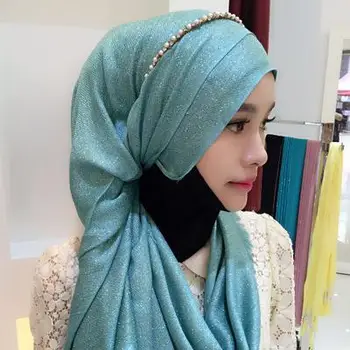 

Muslim Lady's Muslim Headscarf Cotton Scarf Hijab