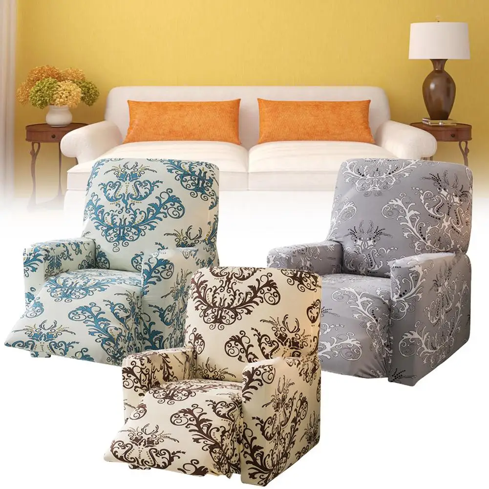 

Recliner Sofa Covers Washable Anti-Slip Couch Cover For Living Room Armrest Slipcovers Furniture Protector Elastic Chair Cover