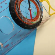 Dc45-5c многофункциональная карта компас открытый кемпинг картографический инструмент компаса карта ноги