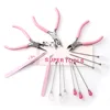 Pink Jewelry Pliers Tool & Equipment for KitsRound Nose Plier Side Tweezers Mix Needle Spoon Tool DIY Metal Jewelry Making Tools ► Photo 3/6