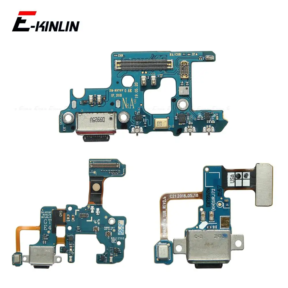 

Fast Power Charging Connector Plug Port Dock Board With Microphone Flex Cable For Samsung Galaxy Note 8 9 10 Plus Lite 20 Ultra