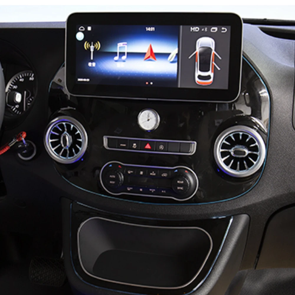 Radio estéreo de auto doble din coche para Mercedes Benz Vito 3 W447 2014-2020 Jefe GPS Navigation receptor multimedia digital Unidad 9 pulgadas reproductor de vídeo carplay DSP RDS,8cores,4+64G