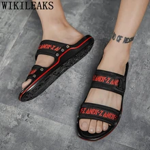 Летняя обувь; пляжные шлепанцы; мужские тапочки; уличные тапочки; повседневная спортивная обувь для мужчин; zapatos de hombre scarpe uomo erkek ayakkabi