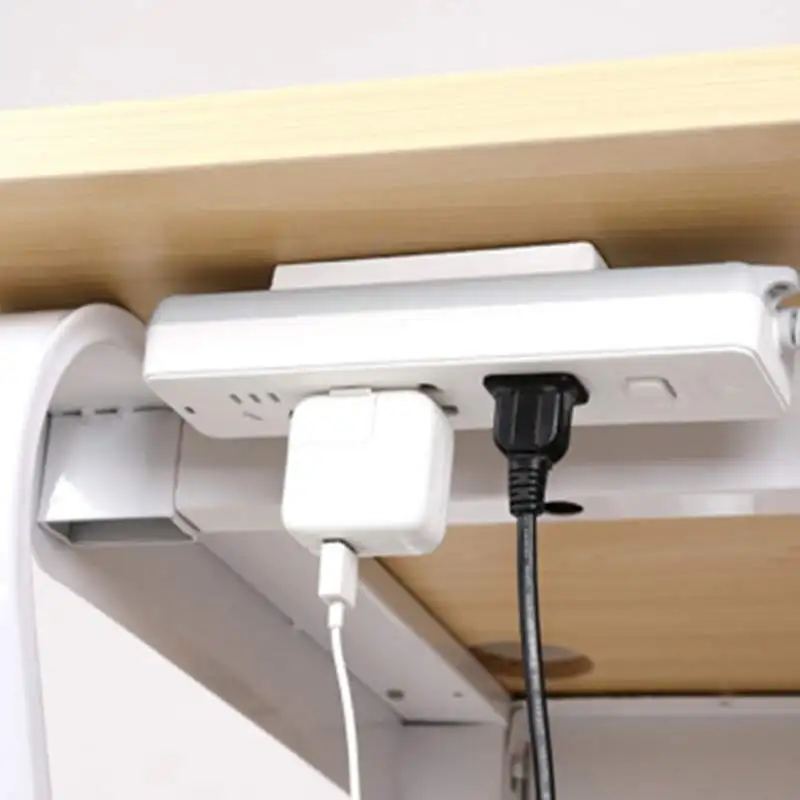 

Household Self-Adhesive Power Strip Fixer Rotatable Power Strip Holder Mount Socket Holder