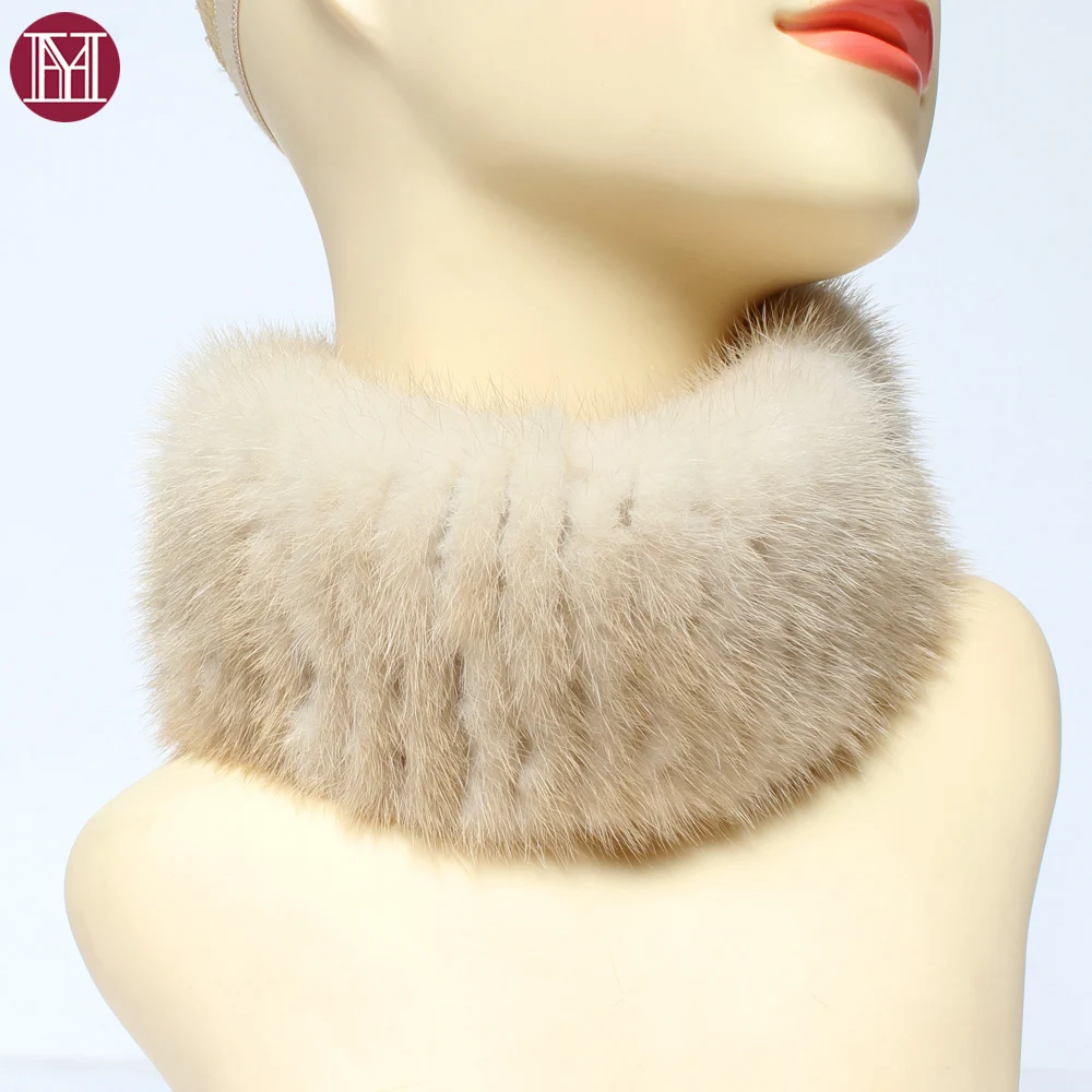 mink shawl with head