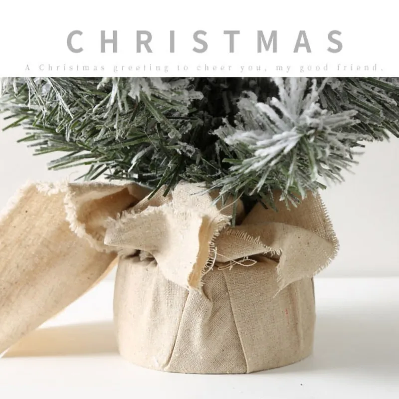  Christmas Tree Artificial Table Decorations Christmas Miniature Festival Tree House Room Desktop Or