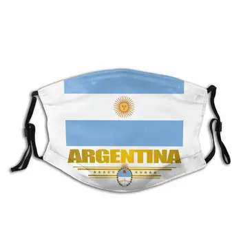 

The Republic Of Argentina Flag Reusable Face Mask with filter Dust Mask Protection Cover Respirator Mouth Muffle