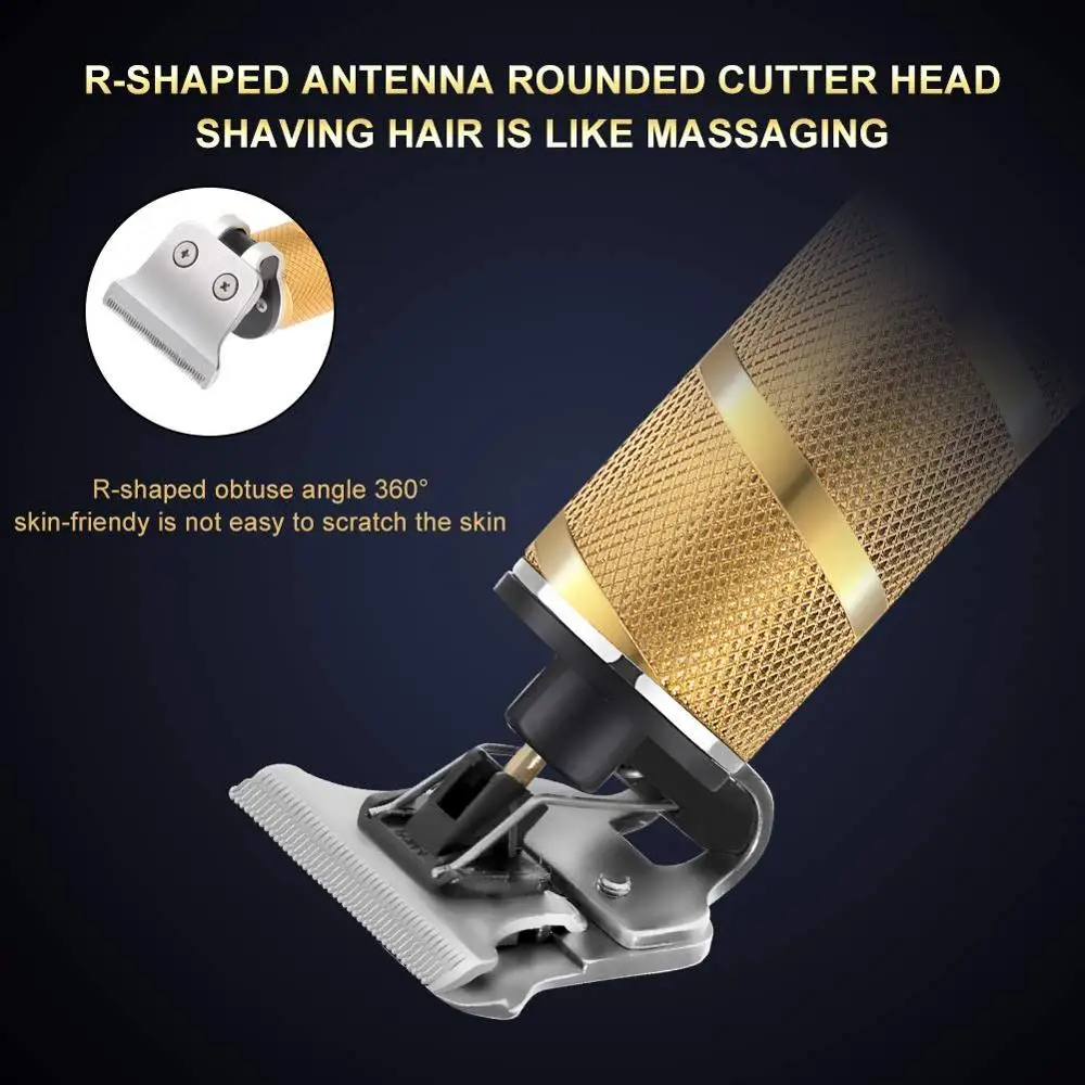 Kemei KM-T9 Electric Clipper Barber Shop Hair Trimmer Rechargeable Cordless Hair Cutter 0mm Baldheaded Men Hair Cutting Machine 5