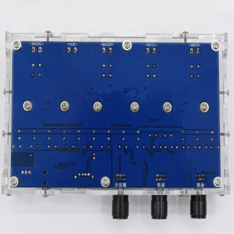 XH A310 Bluetooth 5 0 TPA3116 D2 цифровой усилитель мощности стерео плата 4 канала 50Wx2 + 100Wx2