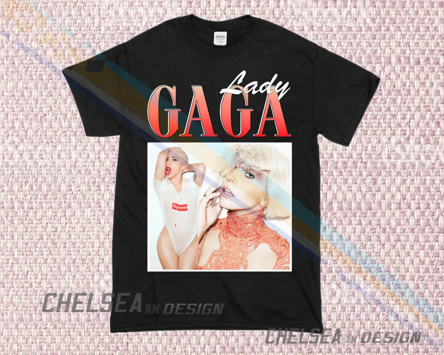 supreme lady gaga tee