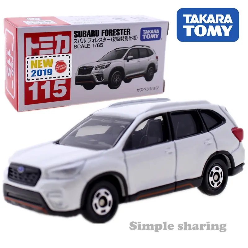 Takara Tomy Tomica No.115 Subaru Forester Mould 1 е издание масштаб 1/65 литая Игрушечная машина