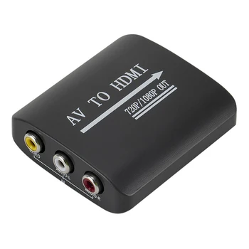 

AV To HDMI HD Converter Home With USB Cable For TV Video Audio Accessories Professional Low Power 3D Compensation Adapter Stable