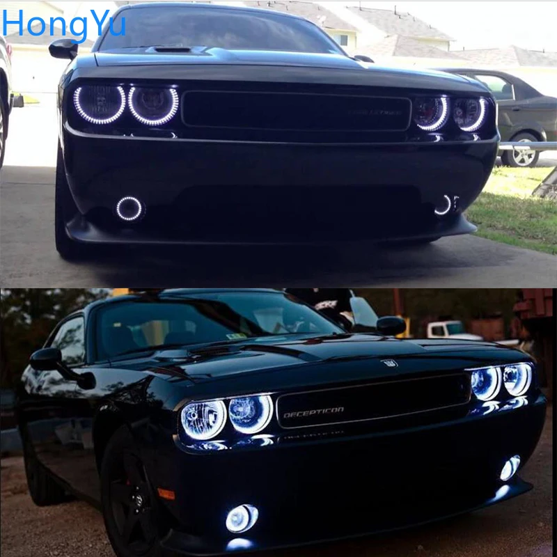 Для Dodge challenger 2008- Smd комплект светодиодов «глаза ангела» отличное Ультра яркое освещение DRL дневные ходовые огни
