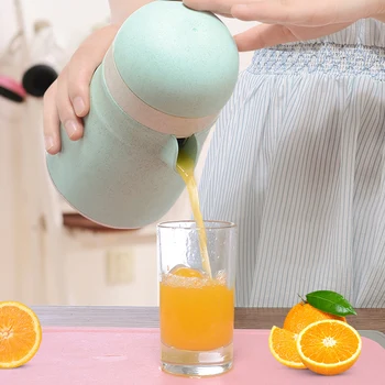 

PP Hand Worked Juice Squeezer Juicer Press Manual Juice Maker Presser Squeezer Citrus Pink Green