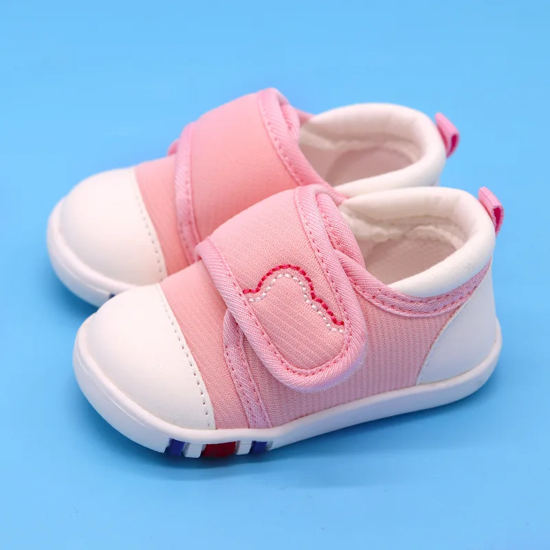 pink Детские спортивные кроссовки; обувь для младенцев; нескользящая обувь с мягкой подошвой для малышей; обувь для маленьких мальчиков и девочек; обувь для первых шагов - Цвет: pink