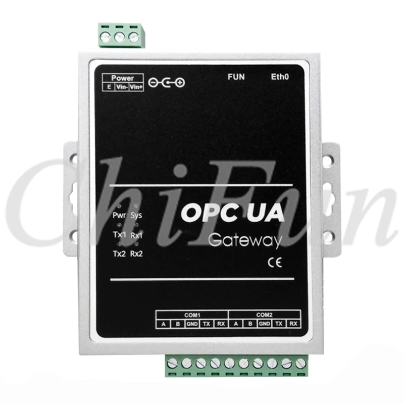 

OPC UA gateway Modbus, BACnet, DLT645 to OPC UA 2*RS485 1*Ethernet with power supply