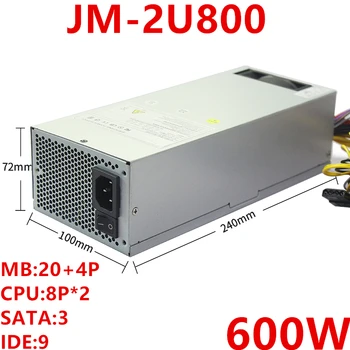 

New PSU For JM 2U 600W Power Supply JM-2U800
