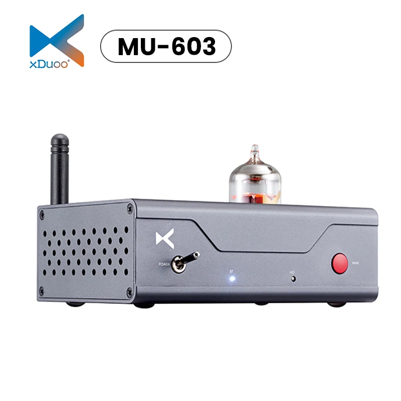 XDUOO MU-603 ES9018K2M Bluetooth 5 1 DAC &amp Tube Pre-AMP 12AU7 ламповый усилитель поддержка SBC/AAC/aptX HD |