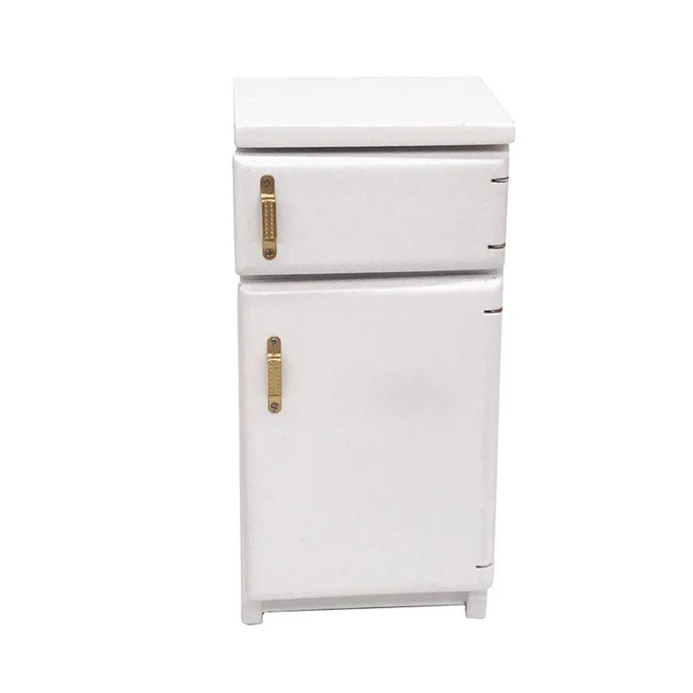 Mini Dollhouse Furniture Refrigerator Miniature Living Room Pretend Play Toy W809