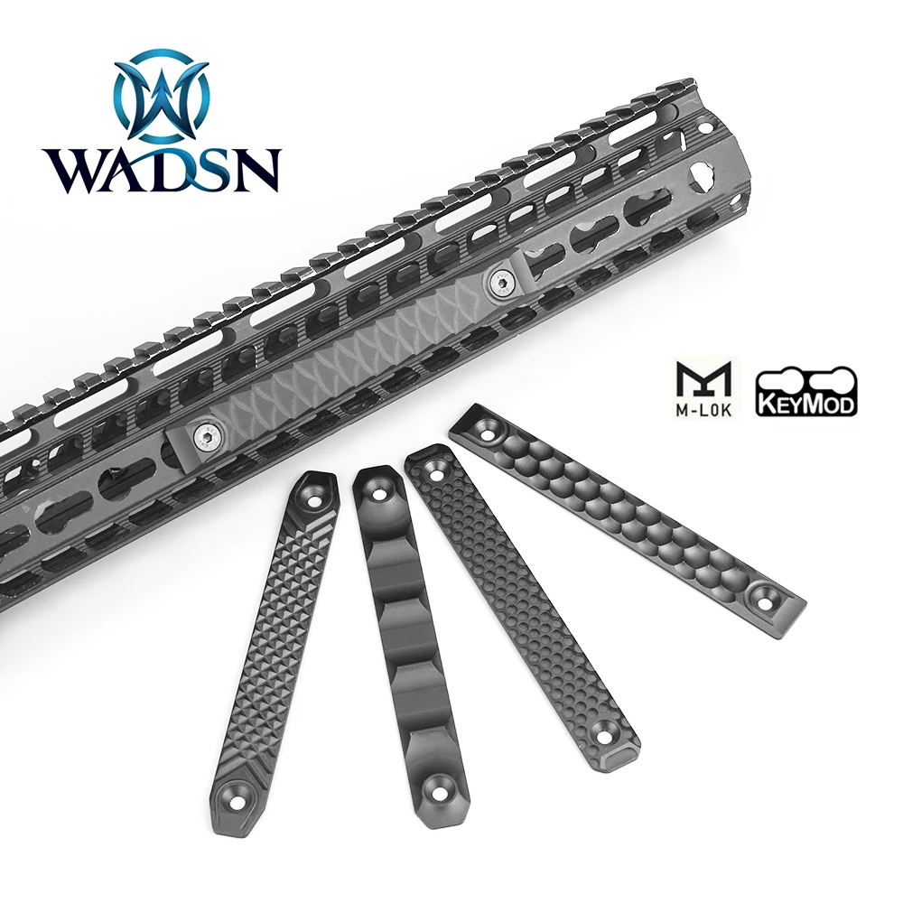 WADSN Тактический RS рельсовая Накладка для M lok Keymod охотничье ружье защита рук/MLOK
