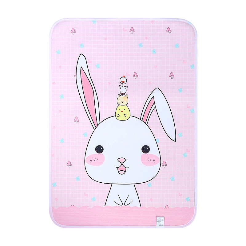 

Baby Diaper Pad Cute Animal Newborns Waterproof Changing Mat Washable Reusable Toddler Care Nappy Bed Sheet Foldable Play Cover