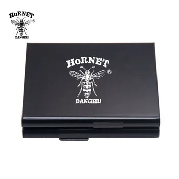 

HORNET Aluminium Alloy Cigarette Case (92mm*83mm) Holding 20 Regular Size Cigarettes Tobacco Box With One Clapboard