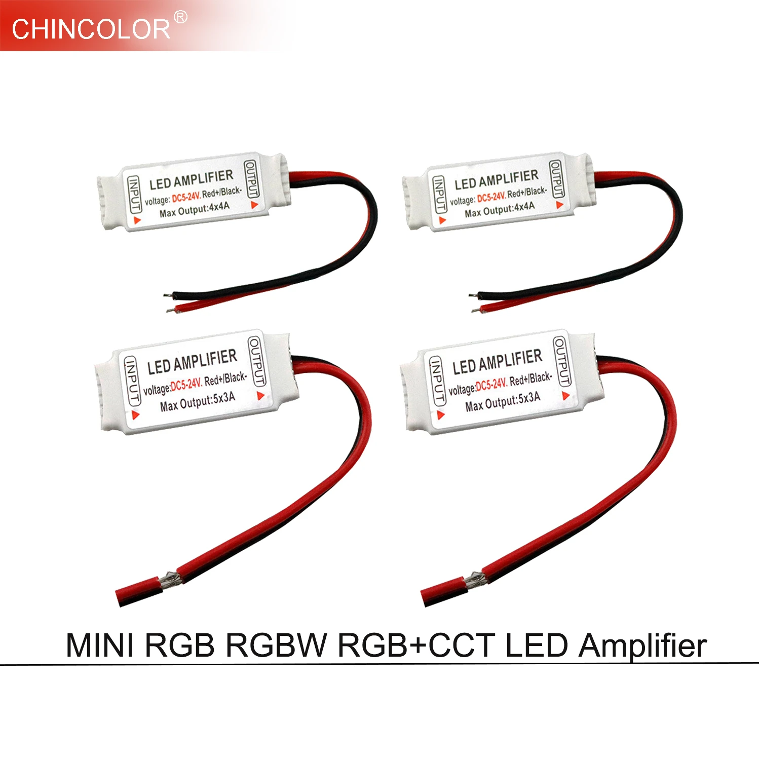 5050 LED Leisten Mini Signal Verstärker Amplifier für RGB Streifen RGBW 3528