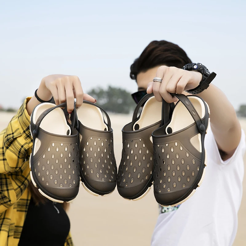 Оригинальные новые садовые Вьетнамки водонепроницаемая обувь для мужчин