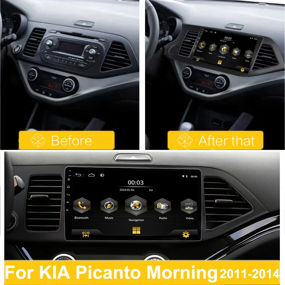 Kia Picanto Apple Carplay / Android Auto 9