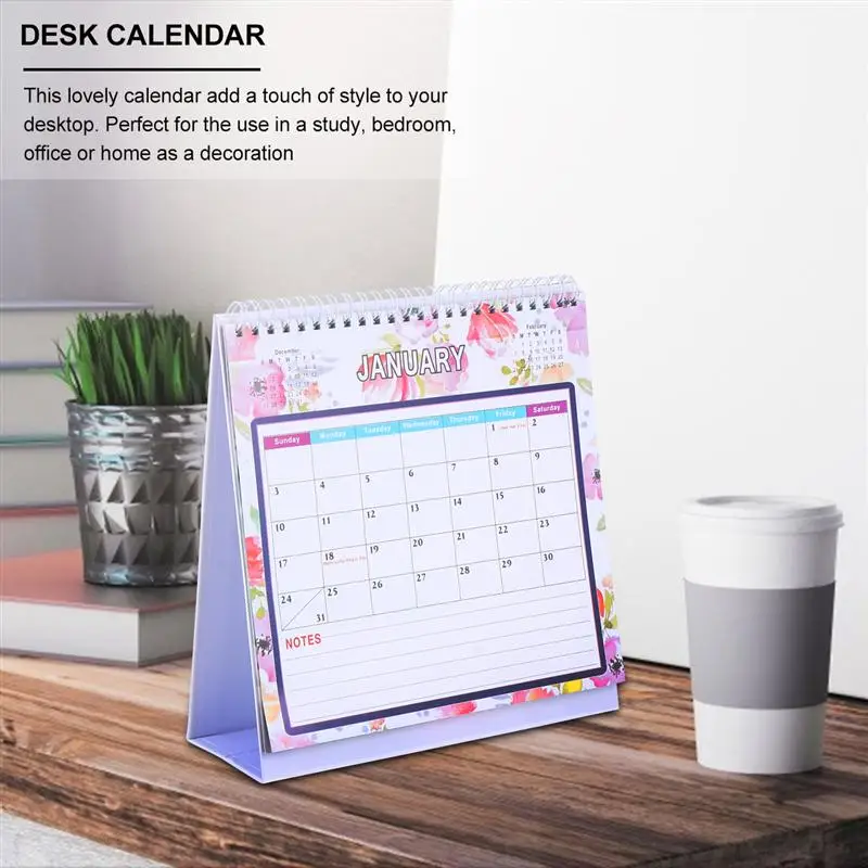 

1 Pc English Edition Calendars 2021 Desk Calendar Schedules Calendar for Home