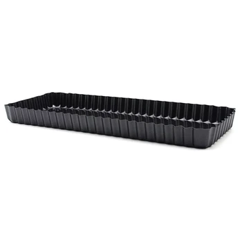 

Baking Cake Mold Square Living Bottom Baking Tray 14 Inch Toast Bread Baking Tray Corrugated Non-Stick Baking Tool