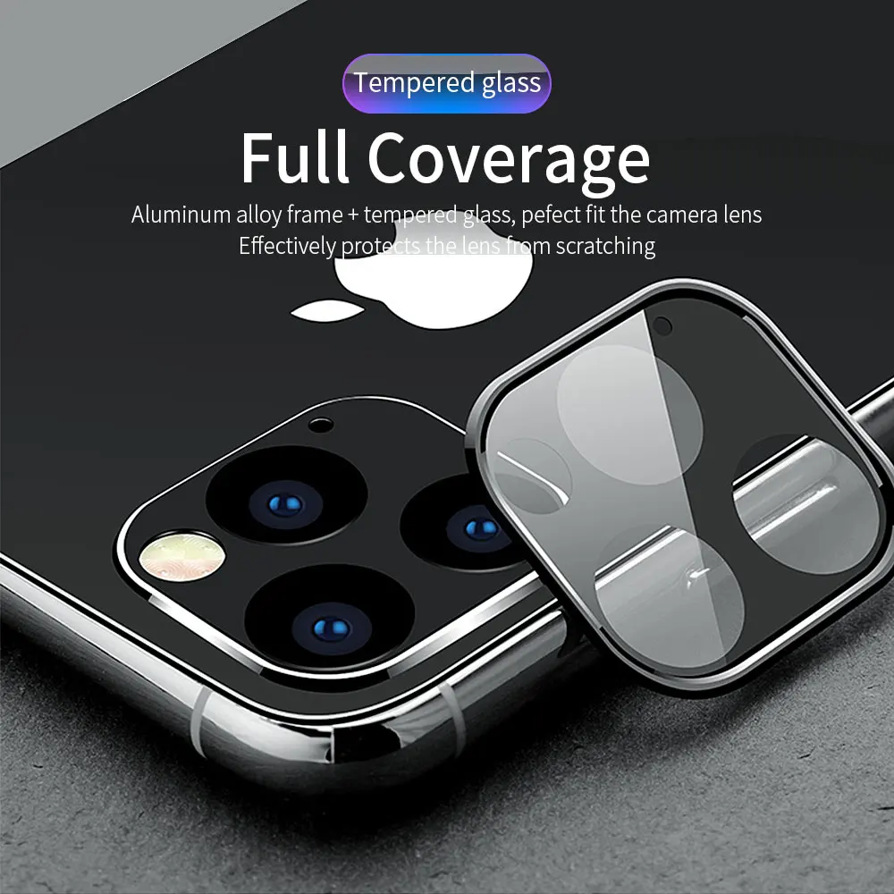  Essager Zurück Kamera Objektiv Protector Für iPhone 11 Pro Max 03mm Ultra Thin Gehärtetes Glas Tele