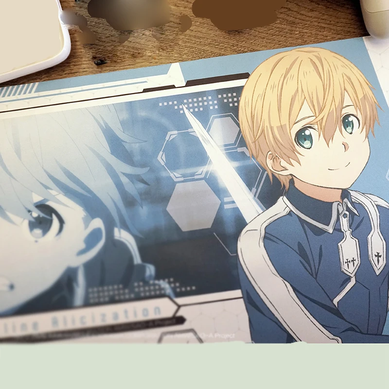 1 шт. мультяшный меч искусство онлайн аниме Сан печатная мышь коврик для
