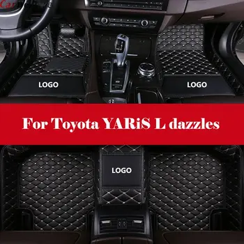 

All Weather Floor Mat Full Protection Car Accessories Floor Foot Pad car styling For Toyota YARiS L dazzles