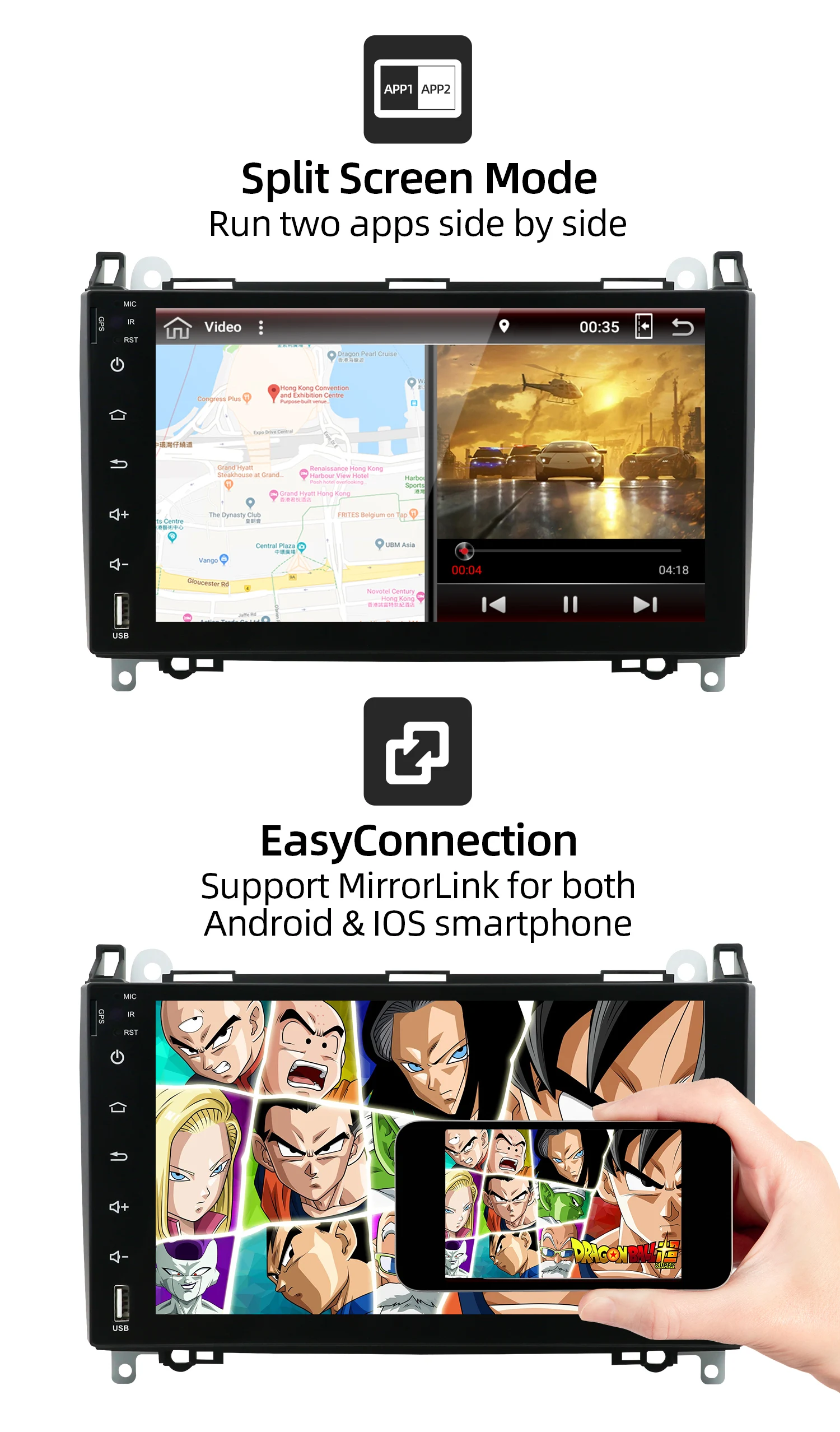 4G+ 64G PX6 для Mercedes Benz B200 A B Class W169 W245 Viano Vito W639 Sprinter W906 Android 9,0 2DIN автомобильный радиоприемник DAB BT SWC Cam