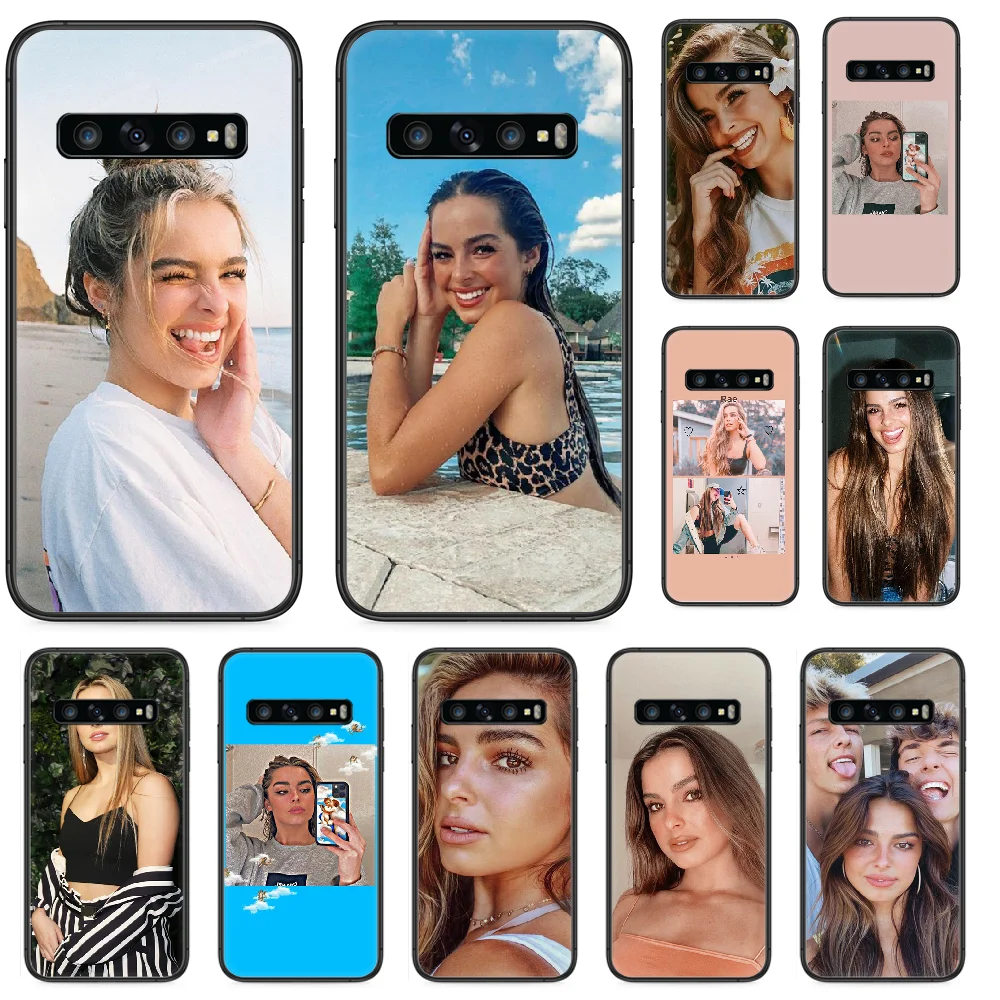 Чехол для телефона Samsung Galaxy S 10 20 3 4 5 6 7 8 9 Plus E Lite Uitra черный чехол с рисунком |