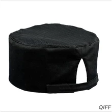 Женская и Мужская дышащая сетчатая Кепка с черепом, одноцветная эластичная профессиональная плоская шапочка для шеф-повара, шапка для приготовления пищи, пекарня, кухня