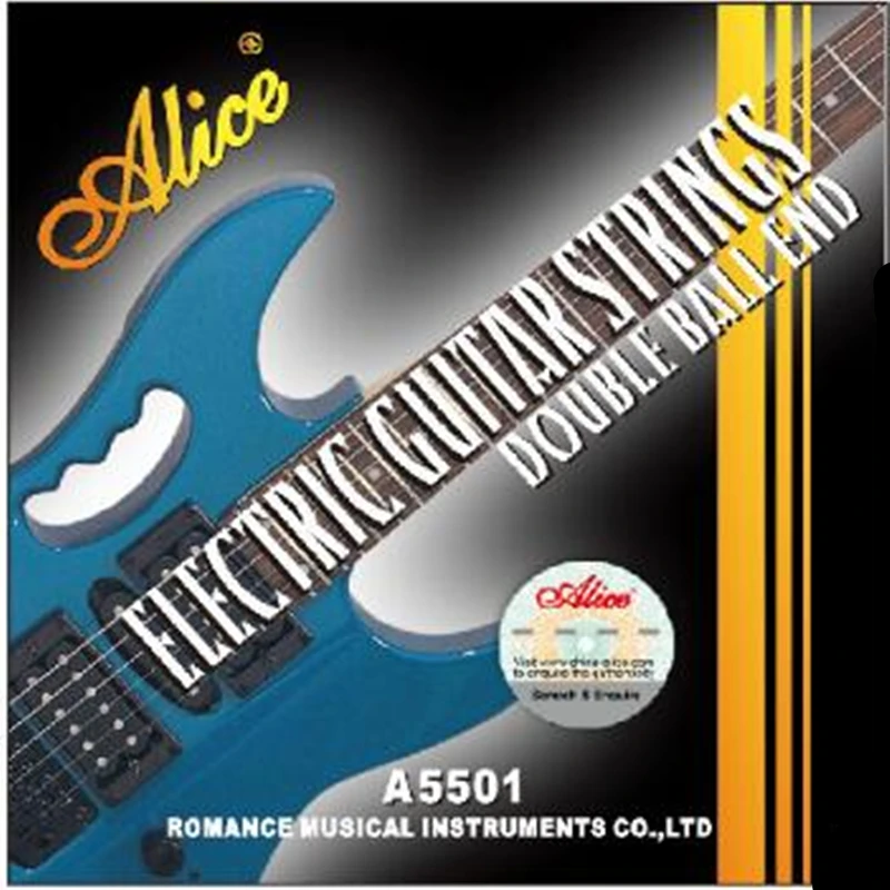 Струны для электрогитары Alice A5501 двухрядные гитарные струны без головки со