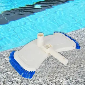 

Lightweight Hose Connection Removable Remove Debris Above Ground Vacuum Head EZ Clip Handle With Side Bristles Swimming Pool