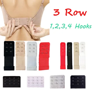 

3 Rows 1/2/3/4 Hooks Bra Extender Extension Bra Strap Strapless Underwear Maternity Elastic Intimates Accessories