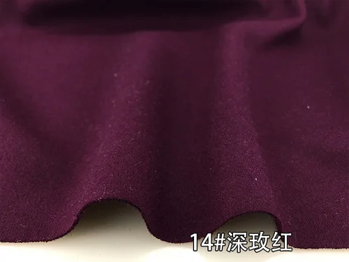 Утолщенная эластичная трикотажная шерстяная ткань трикотажное платье, шерстяная ткань - Цвет: 14