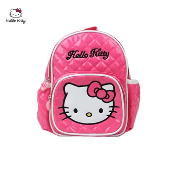 

HELLO KITTY New Children's Backpack Girls Mini Schoolbags Female PU Children's Multi-functional Small Backpack Ladies Schoolbag
