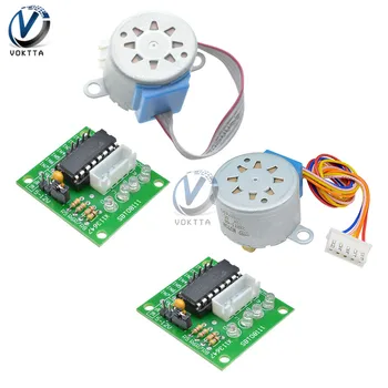 

5 Set ULN2003 Driver Board Module + 28BYJ-48 5V/12V Reduction Gear Stepper Motor 4 Phase Step Motor for Arduino DIY Kit