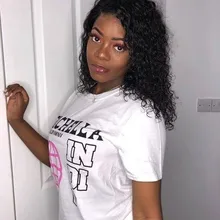 Rizado de la onda de agua Bob peluca del pelo humano del frente del cordón pelucas con minimechones pelo brasileño BOB corto peluca para las mujeres negras