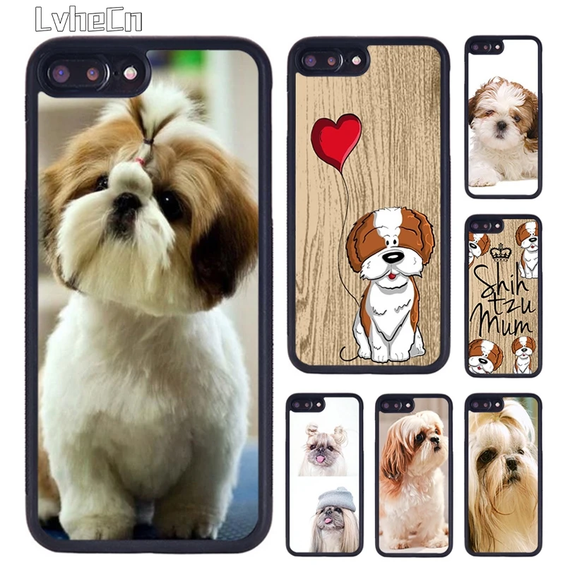 Чехол для телефона LvheCn Shih Tzu Shitzu с собакой щенком iPhone 5 6 S 7 8 Plus 11 12 Pro X XR XS Max Samsung galaxy