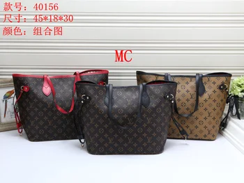 

Luxury Louis Vuitton- LV- Leather Handbags Women Bags Designer Brand Women's Shoulder Bags Large Capacity Ladies Hand Bags H2019