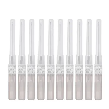 

10Pcs 16G Disposable Piercing Needle Stainless Steel Sterile Body Piercing Needles Tattoo Accessories Ear Nose Piercing Needles